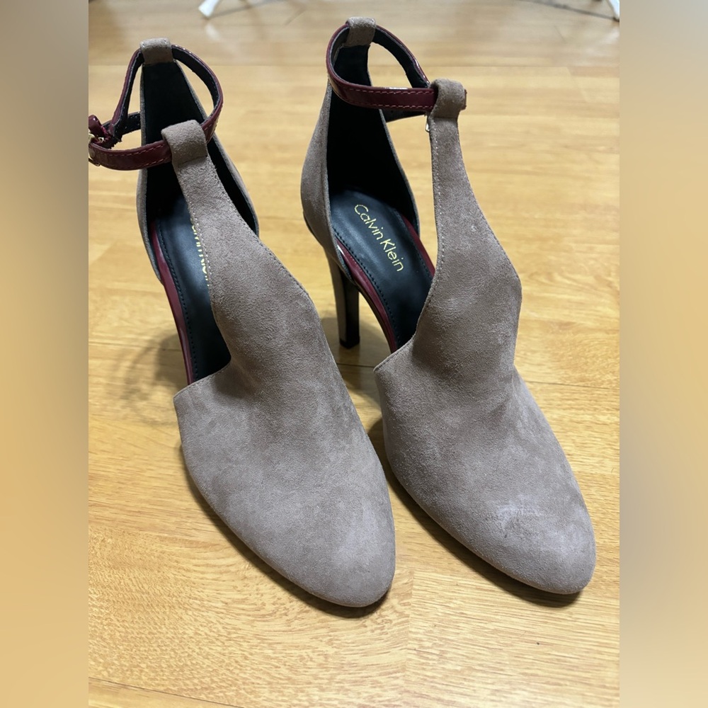 Calvin Klein Pumps with Ankle Strap Size 7